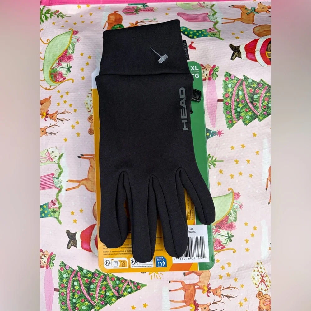 ❤️HEAD Touchscreen Running Gloves - Black New with tag Size XL - Picture 5 of 5